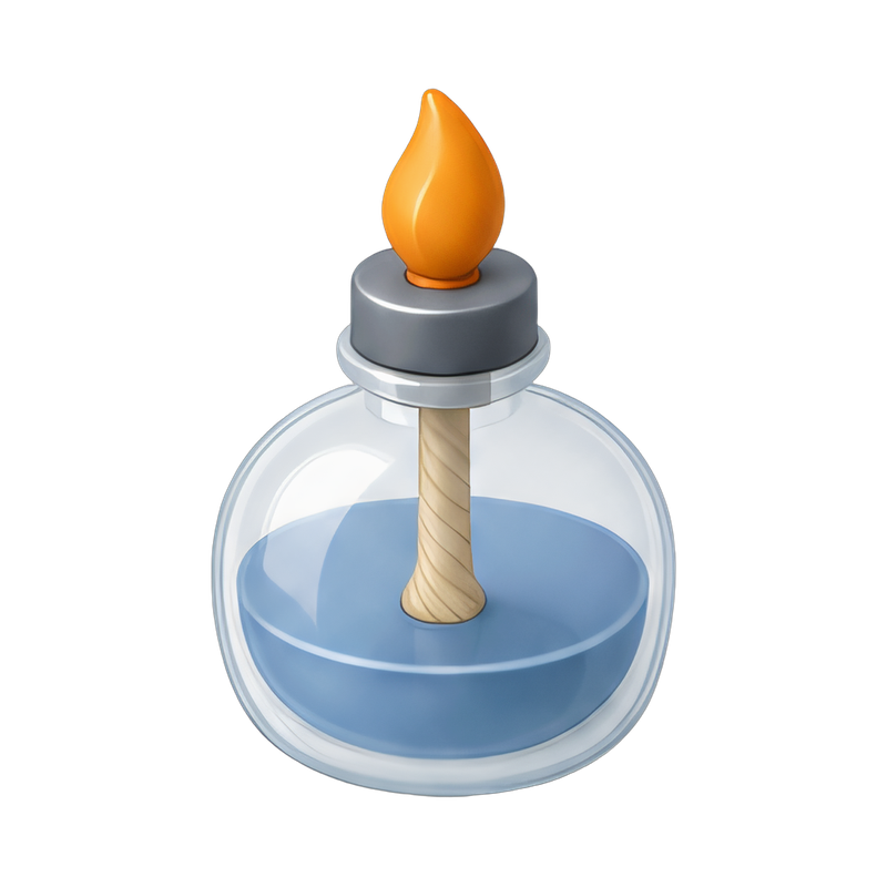 glass alcohol burner