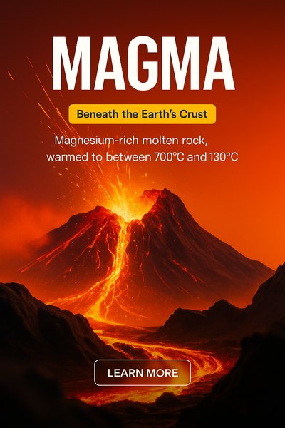 Dynamic Lava Flow: A Realistic Magma Scene