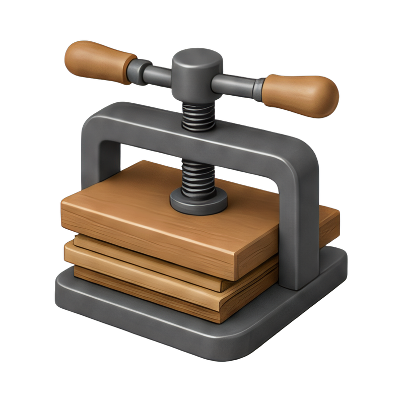wooden boards for press