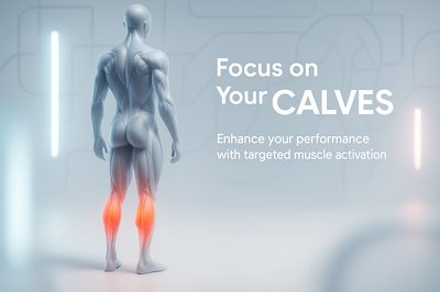 Anatomical Illustration Focusing on Calves for Performance Enhancement