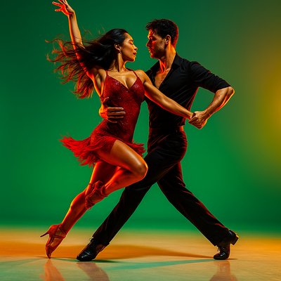 Dynamic Salsa Dance in Realistic Style