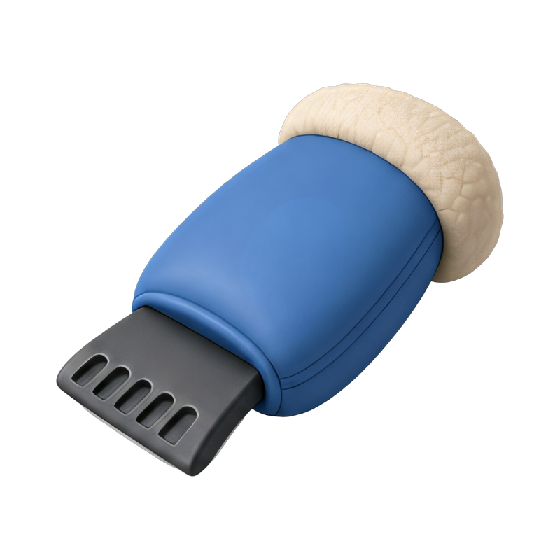 Frost scraper mitt for winter