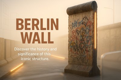 Artistic Representation of the Berlin Wall with Historical Context