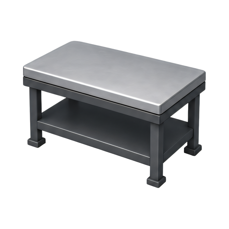 Modern steel dining table