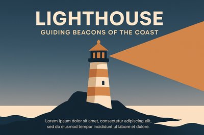 Inspiring Lighthouse: Guiding Beacons of the Coast