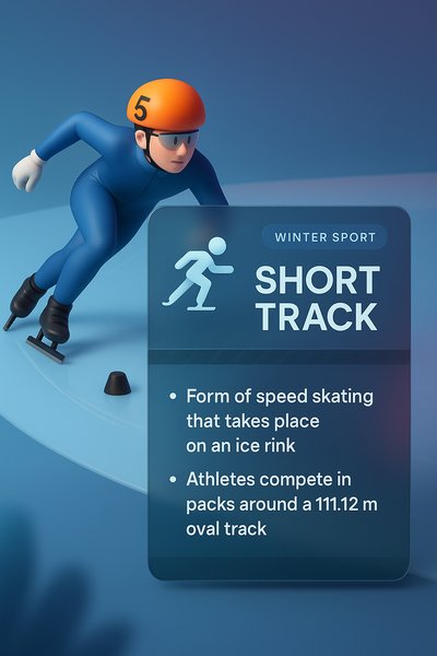 Dynamic Short Track Illustration with Informative Overlay