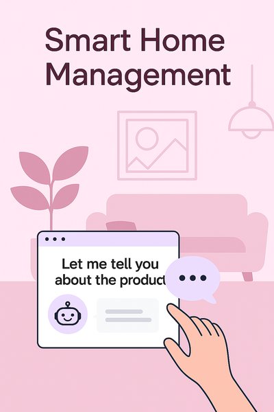 Smart Home Management Concept Illustration