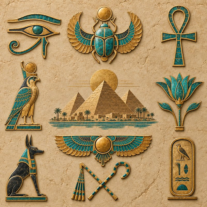 ancient Egyptian design elements