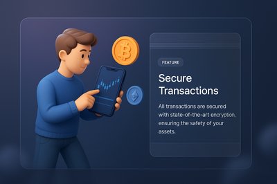 Crypto Trading on Smartphone with Secure Transactions Feature