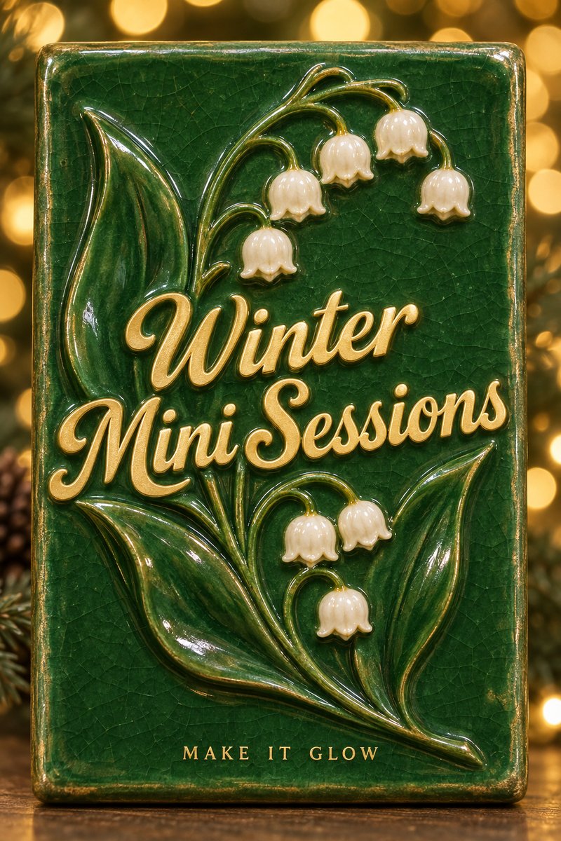 Winter mini sessions holiday card