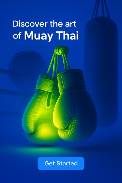 Discover the Art of Muay Thai with Glowing Elements