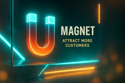 Neon Magnet Design to Attract More Customers