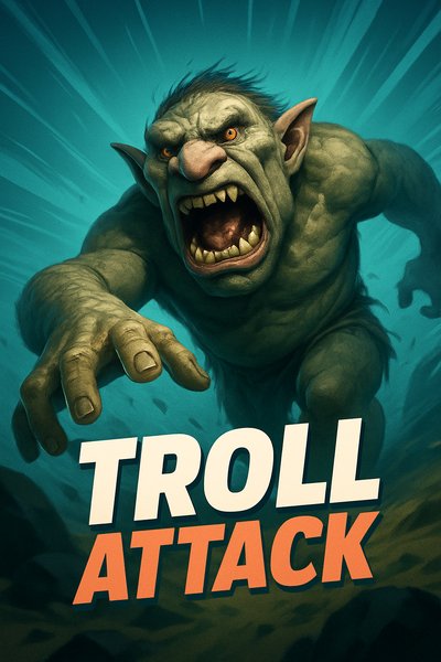 Dynamic Troll Illustration in Action
