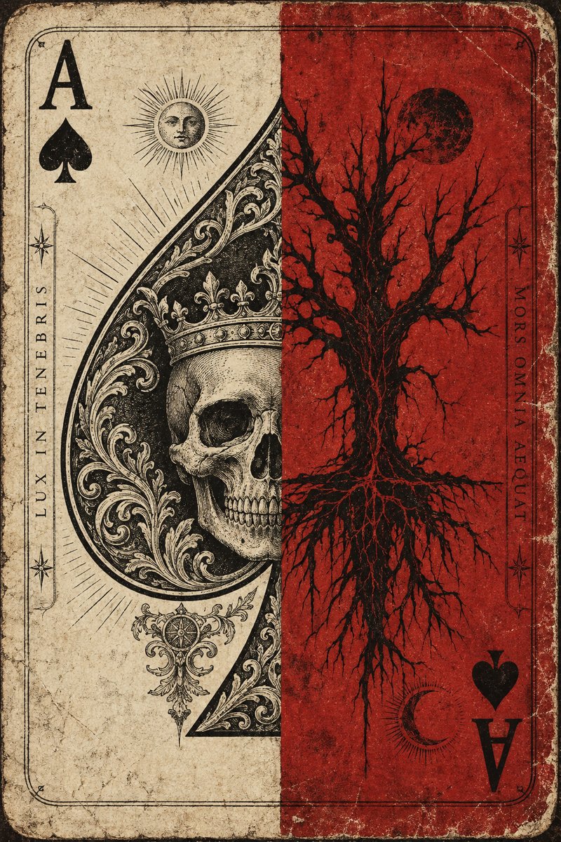 vintage ace of spades design