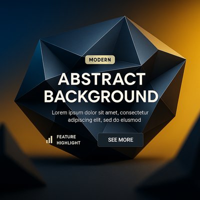 Modern Abstract Geometric Background with Dynamic Elements