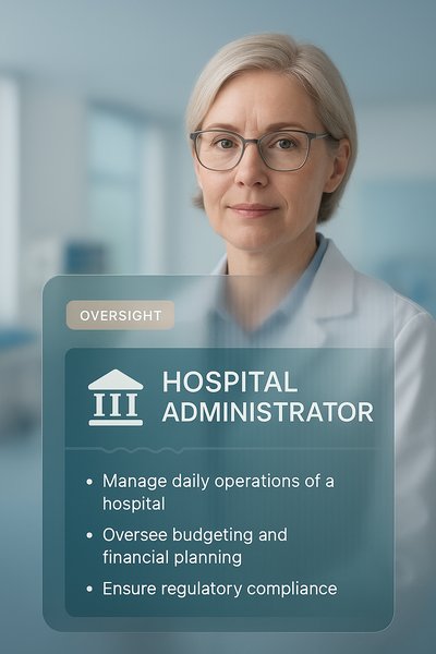 Bright Medical Design Featuring Hospital Administrator