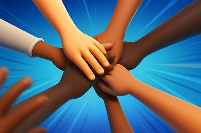 Unity and Equality: Diverse Hands Together for Change