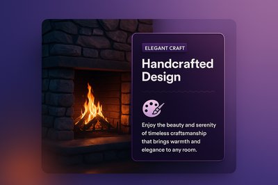 Cozy Stone Fireplace with Elegant Craftsmanship