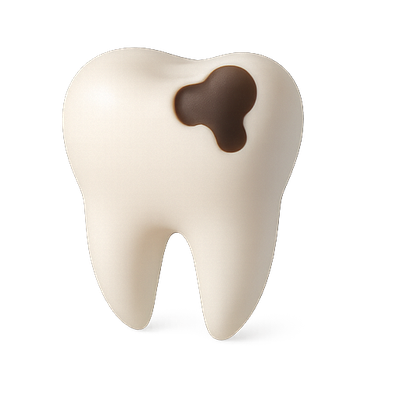 3D Tooth Model Representing Dental Health Concept