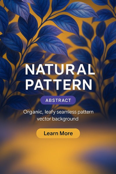 Seamless Leafy Pattern Design for Backgrounds