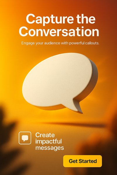 Engaging social media graphic promoting impactful messaging