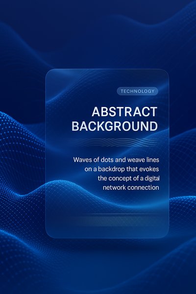 Abstract Digital Waves and Lines Background for Tech Concepts