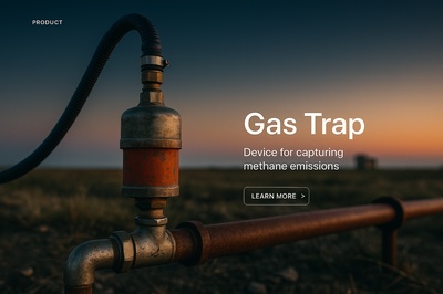 Gas Trap: Device for Capturing Methane Emissions