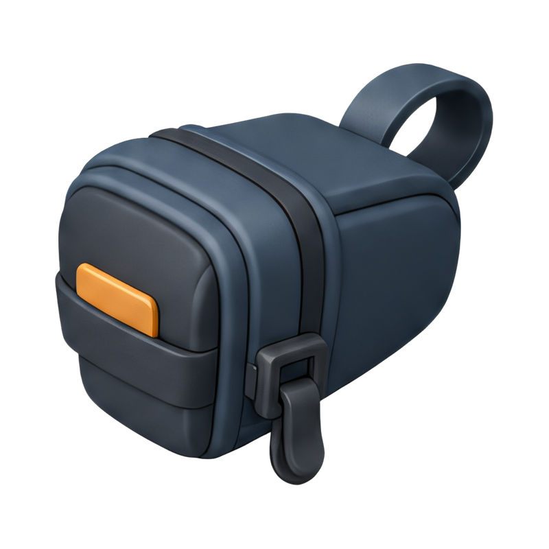 small leather saddle bag
