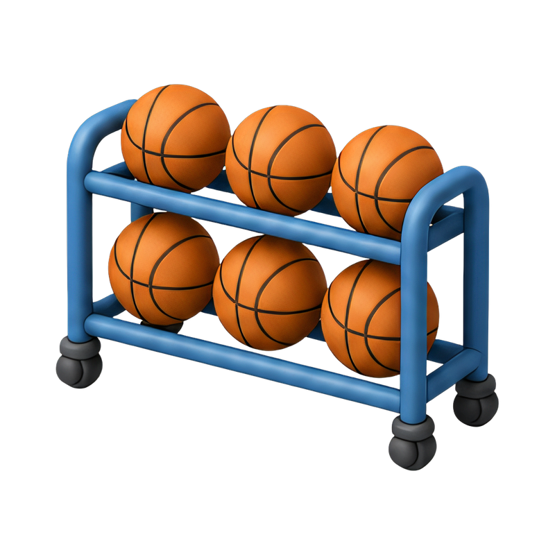 modern ball rack display