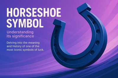 Dynamic Horseshoe Symbol with Gradient Background