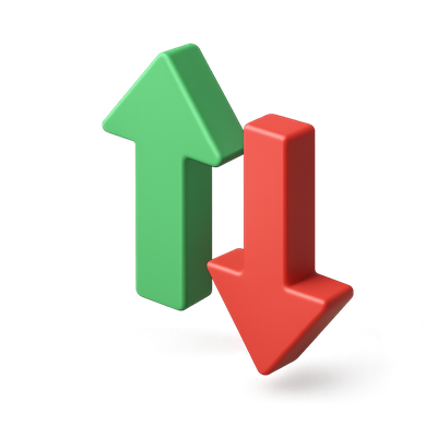 3D Movement Arrows in Isometric Style