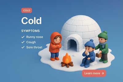 Detailed Winter Landscape with 3D Characters