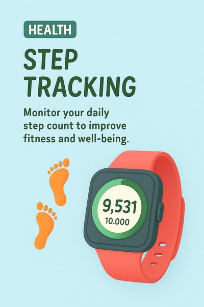 Illustrative Graphic for Health and Fitness Tracking