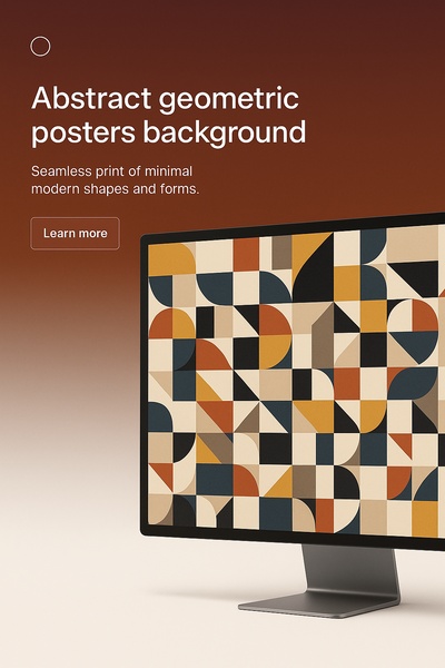 Modern Abstract Geometric Background for Posters and Banners