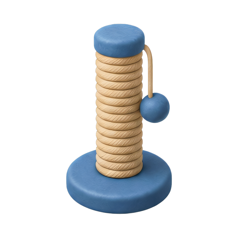 Cozy cat scratching post
