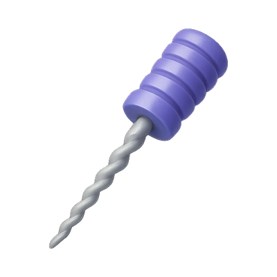 Stylish Purple Screwdriver with Twisted Shaft