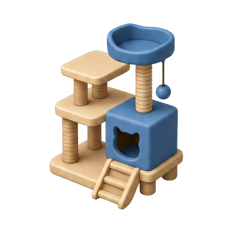 modern cat condo tower