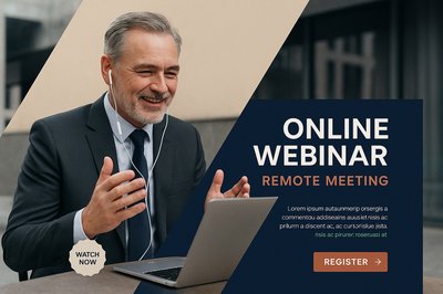 Professional Online Meeting with Business Executive