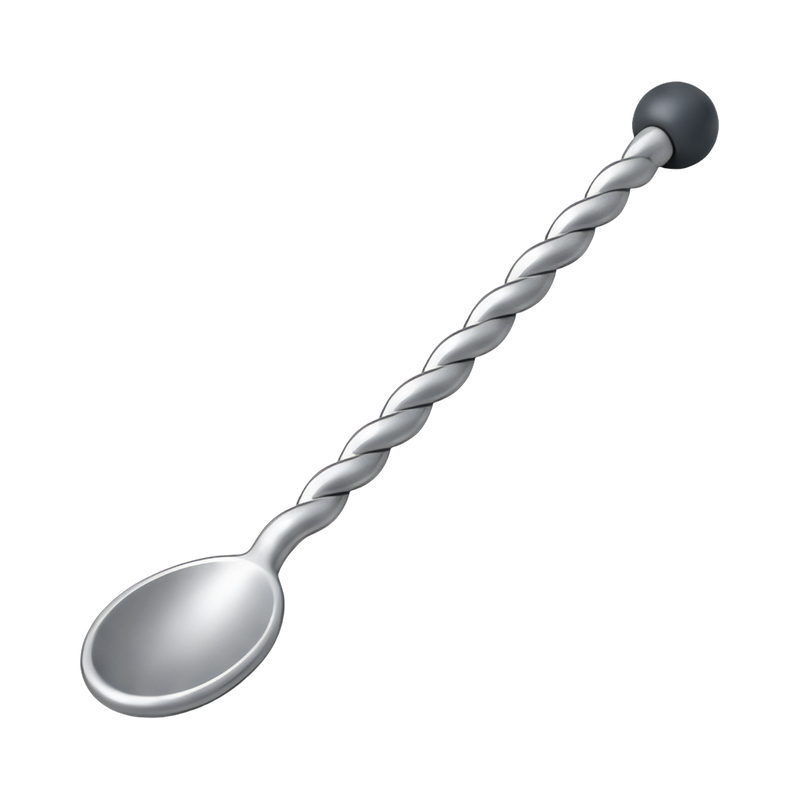 elegant twisted bar spoon