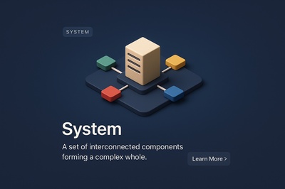 3D Scene Depicting a System with Interconnected Components