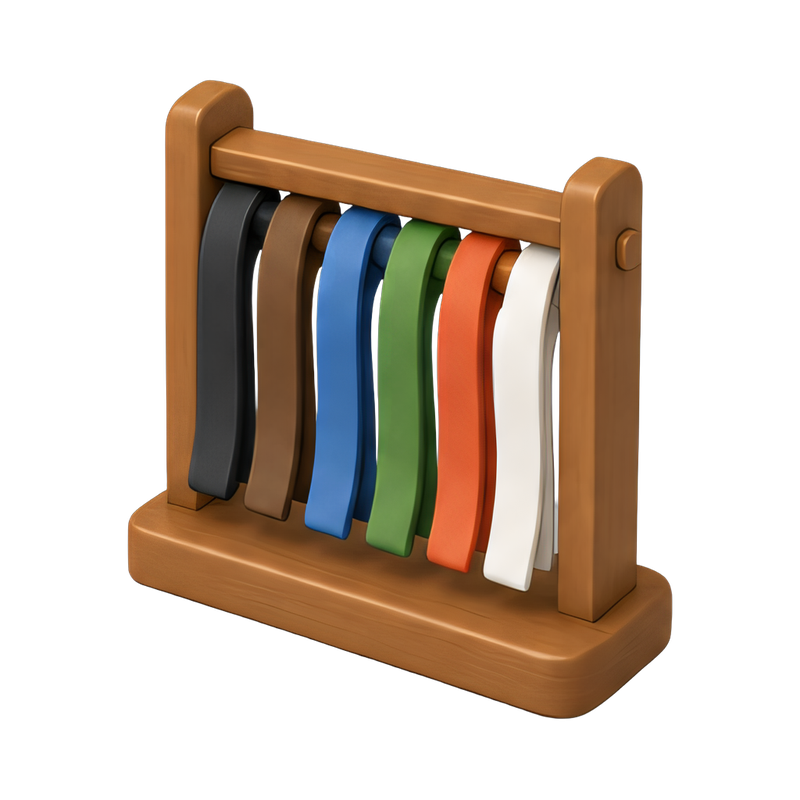 Stylish belt rack display