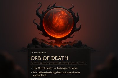 Mysterious Orb of Death in Dark Fantasy Setting