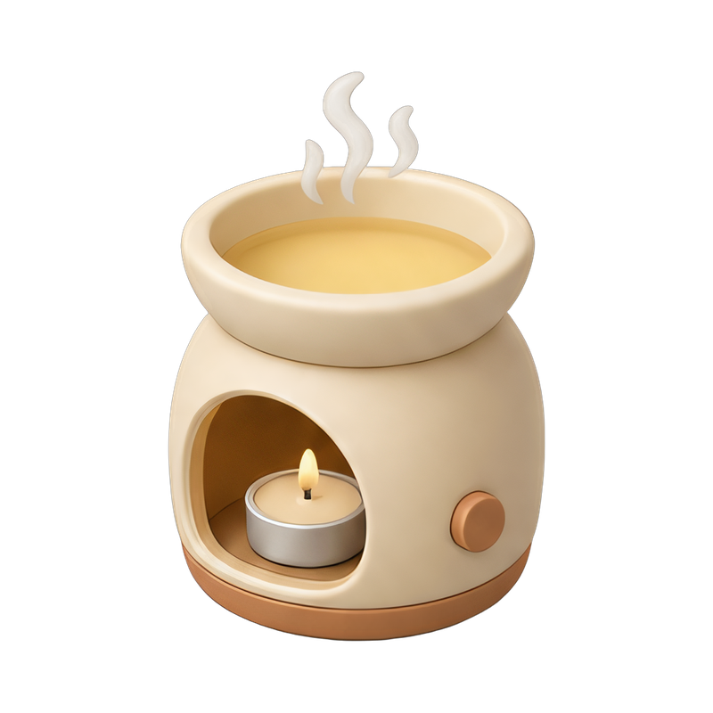 Elegant wax warmer pot