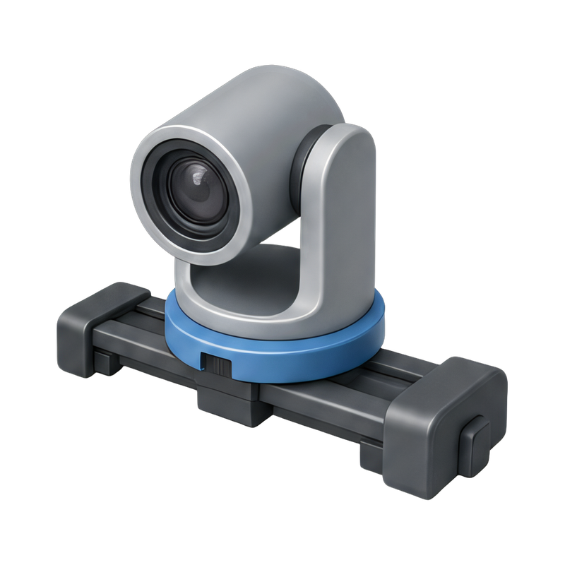 Smooth pan-tilt camera rail