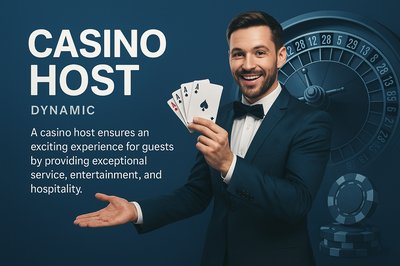 Dynamic Casino Host Providing Exceptional Guest Experience