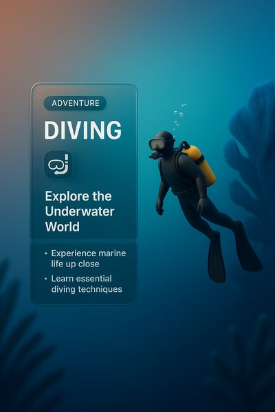 Explore the Underwater World: Diving Adventure Design