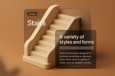 3D Stair Design with Informative Blocks