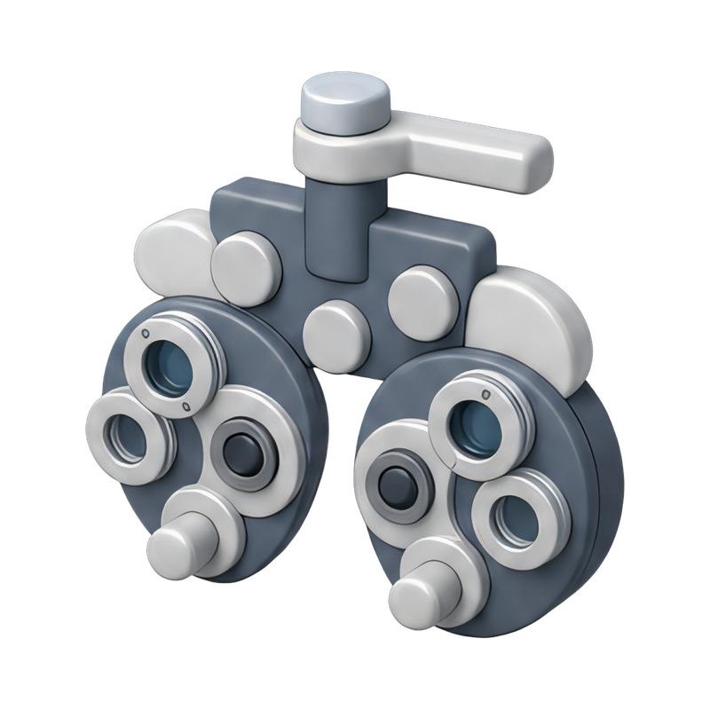 phoropter device for eye exams