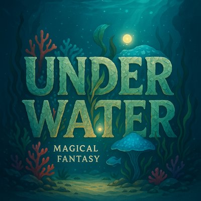 Underwater Fantasy Illustration with Luminous Elements