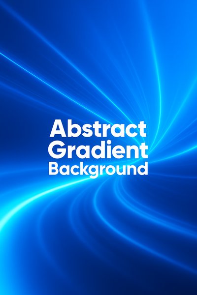 Dynamic Blue Waves with Gradient Background for Design Projects